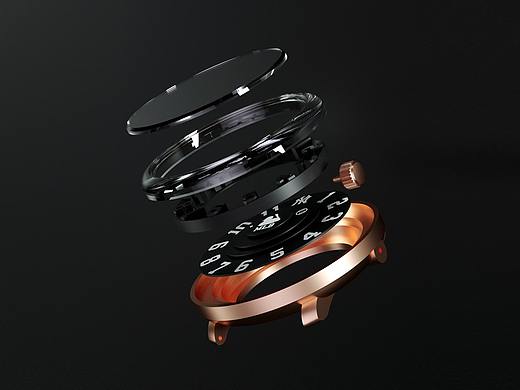 C4D 手表 OC 渲染