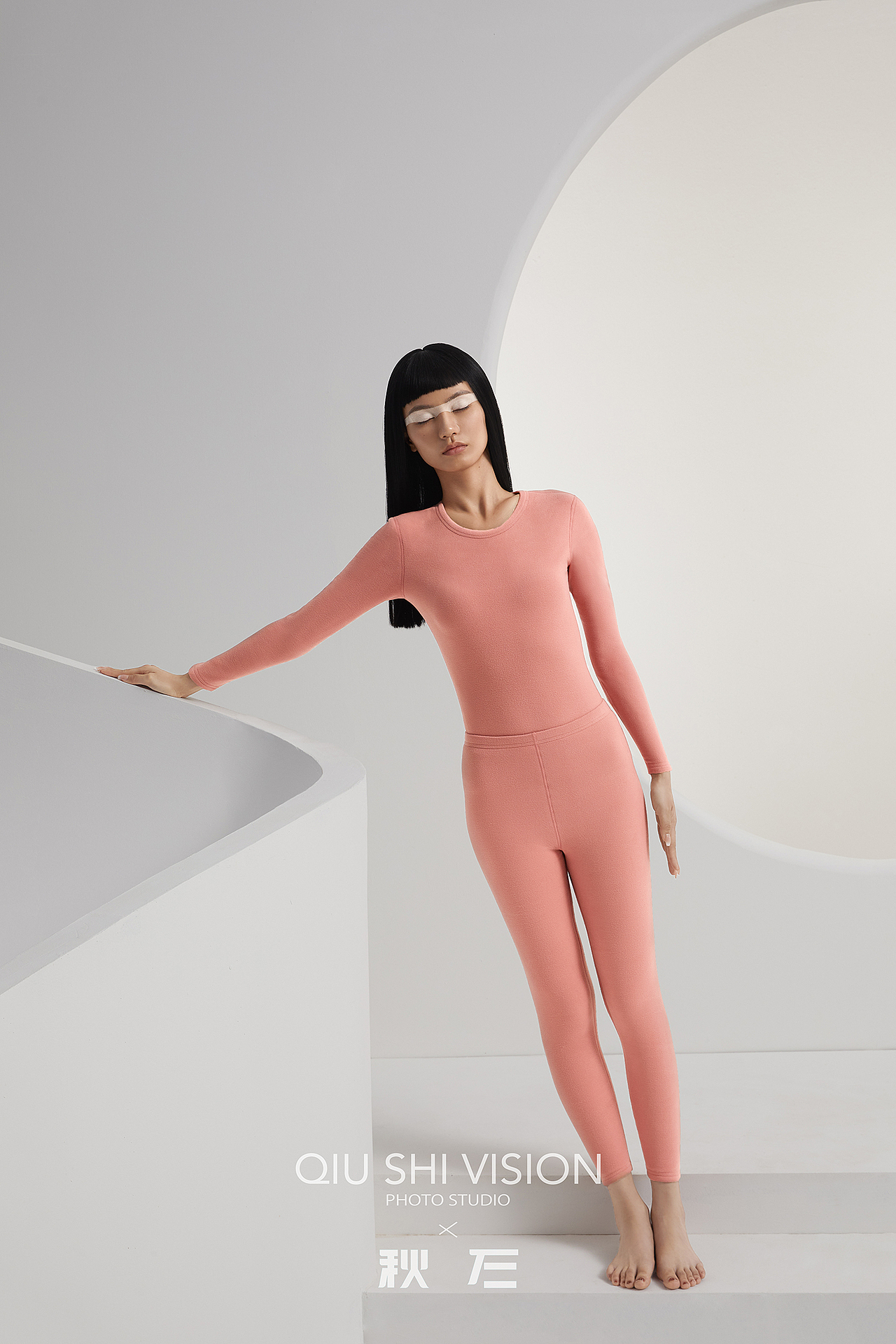 有棵树 保暖内衣 棚拍大片 电商棚拍