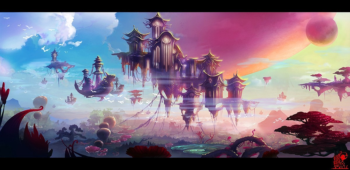 蓝铅笔 | 赵恩哲 原画场景（图ZOTQ3Nzg2MDg=） - 游戏原画 - 站酷设计师lqbay原创素材 - 站酷ZCOOL