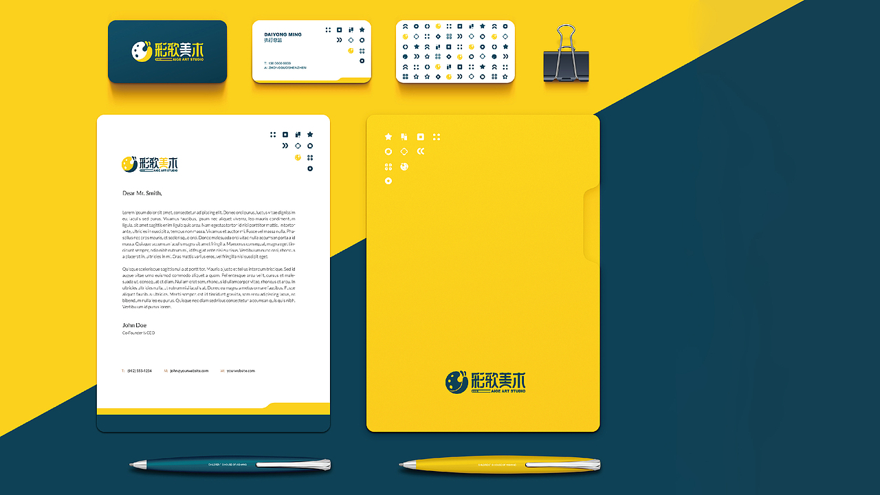 彩歌美术-LOGO设计