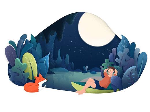 肌理插画