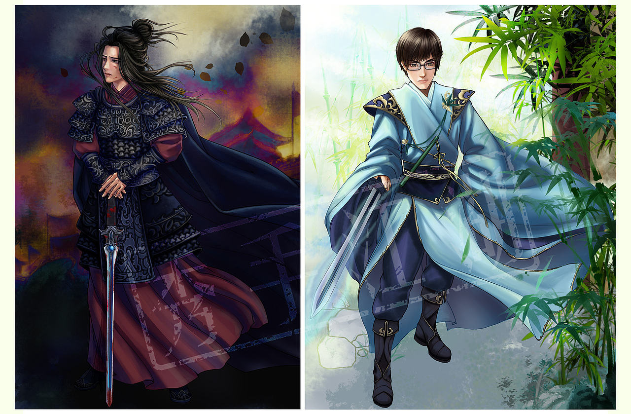 封神、武侠若干练笔（图ZMjMzNTI5OTgw） - 艺术插画 - 站酷设计师秀手江湖原创素材 - 站酷ZCOOL