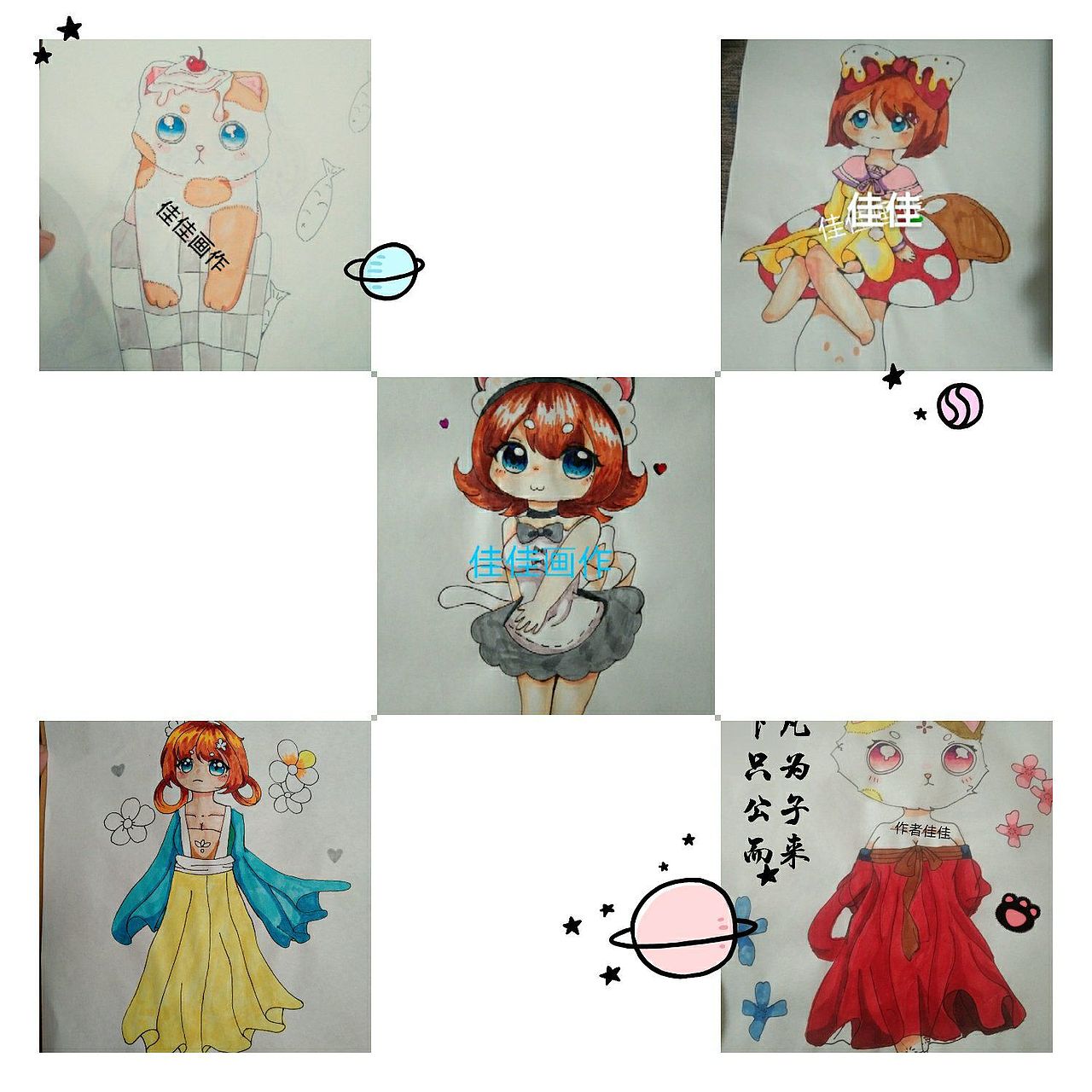 可爱小猫咪，古装红衣美女猫