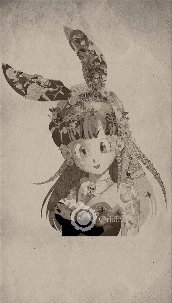 龙珠激斗半年庆趣味拼图海报创作解析