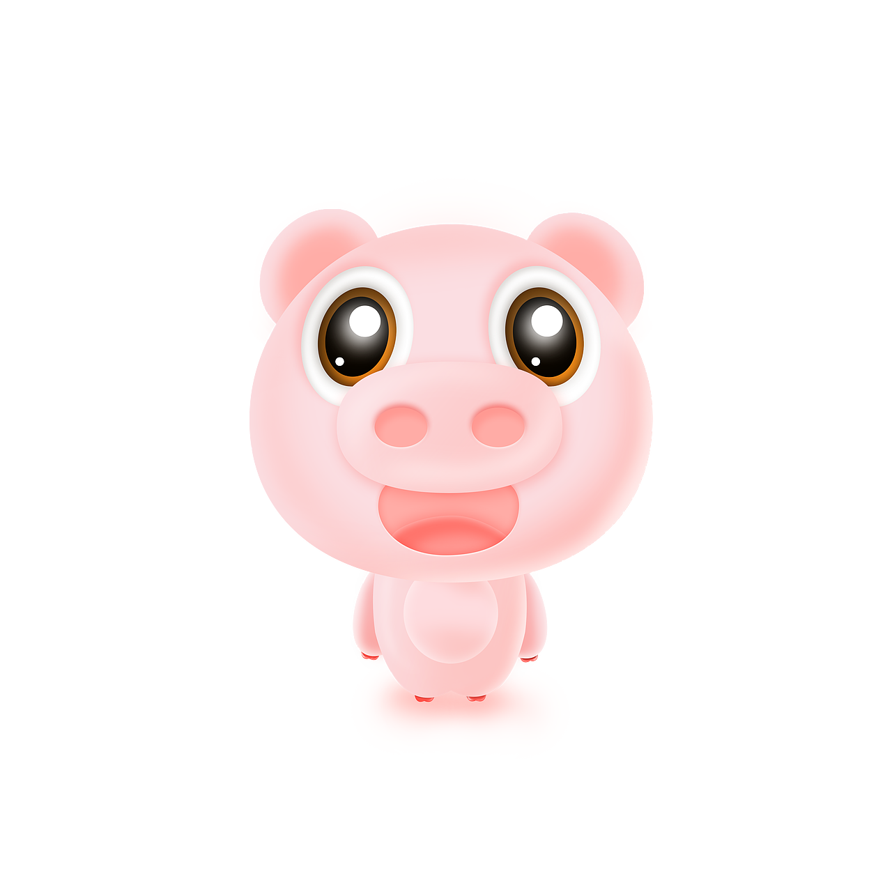 HEY-何小猪（图ZMTE0OTg5MzA4） - IP形象 - 站酷设计师小林和也原创素材 - 站酷ZCOOL