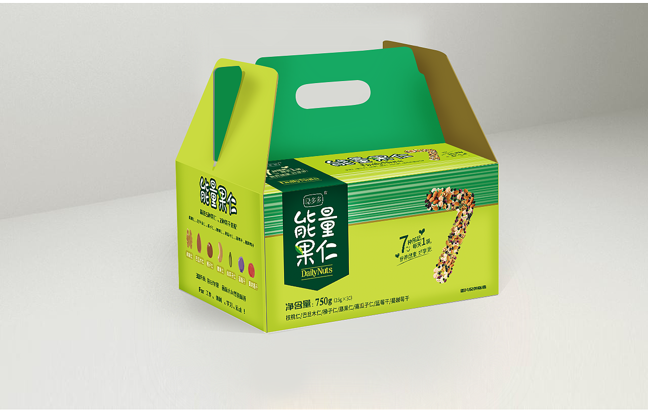 坚果礼盒（图ZMjM3MTI5NDcy） - 包装 - 站酷设计师小梦mming原创素材 - 站酷ZCOOL