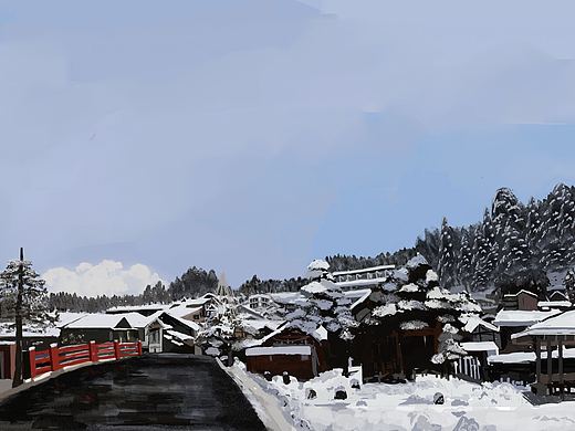 雪景（个人主页-ZNzA2NTExNjg=） - 创作习作 - 站酷设计师置南玄原创素材 - 站酷ZCOOL