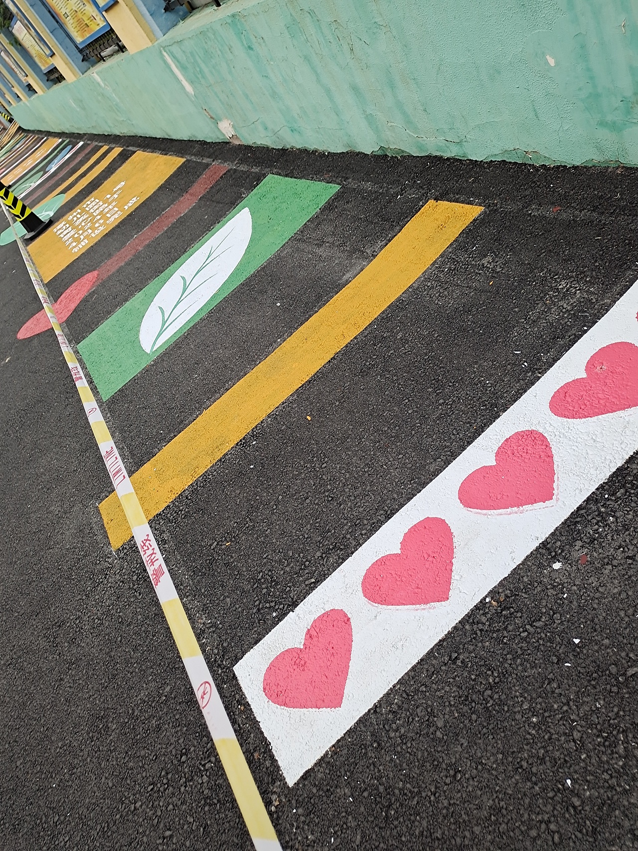 地面彩绘 美化地面