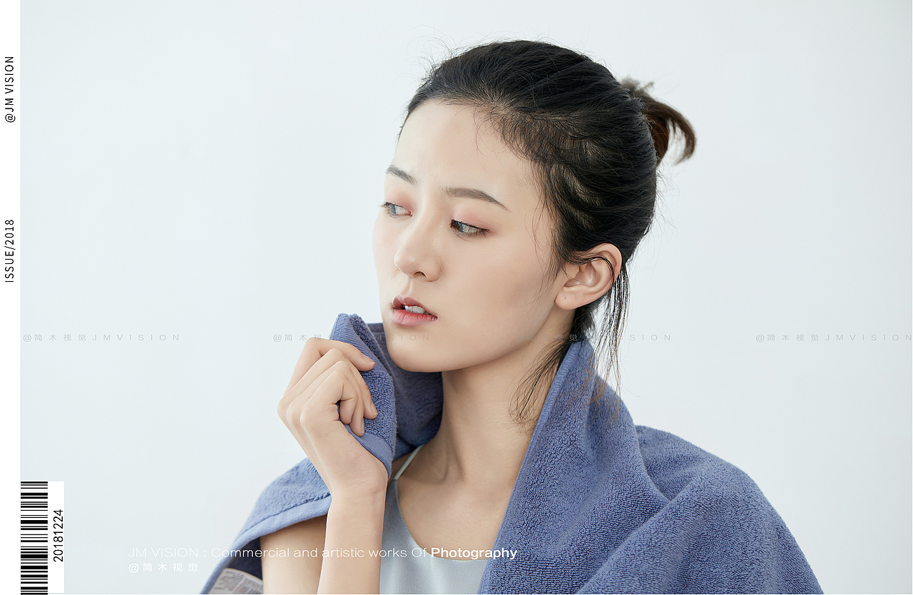 毛巾摄影丨简木视觉 × 家纺类浴巾 人像 产品静物拍摄