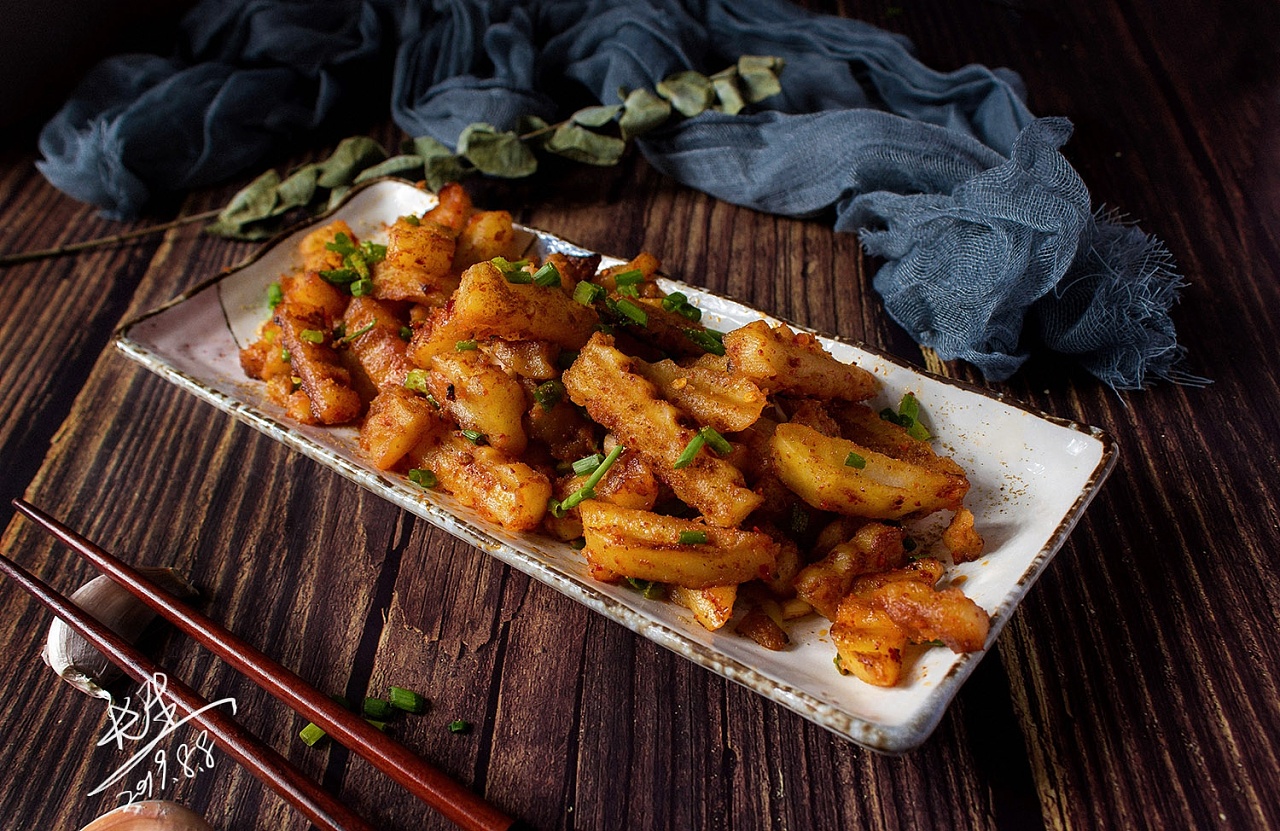 美食-土豆狼牙棒