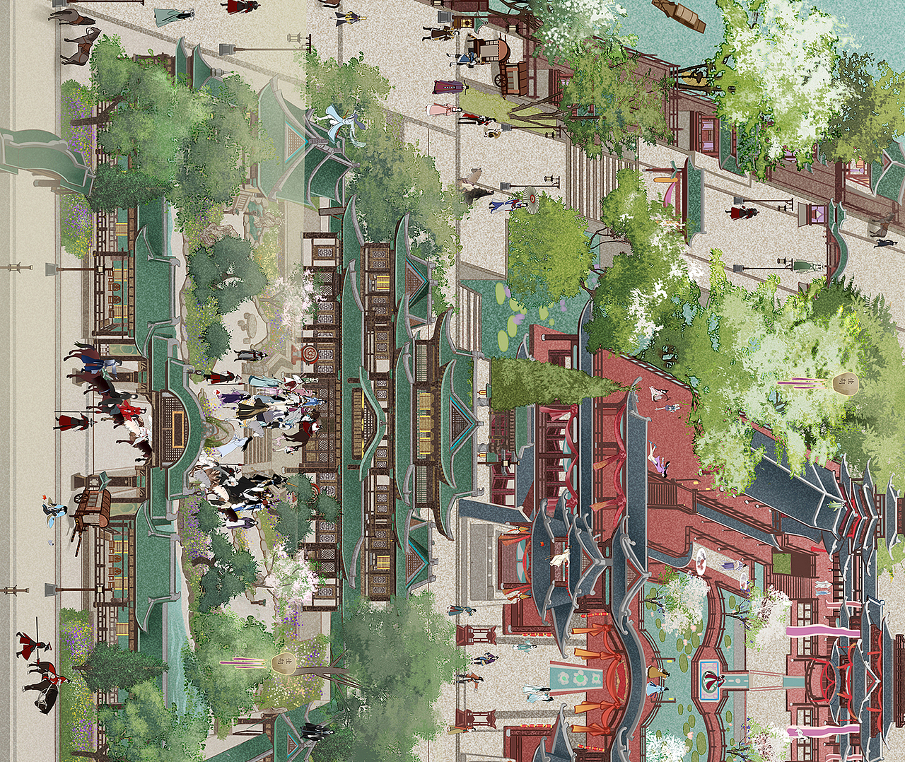 逆水寒江湖长条（图ZMjM4MTcyOTk2） - 商业插画 - 站酷设计师郭小天__原创素材 - 站酷ZCOOL