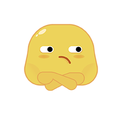 微信表情-捏捏小黄脸