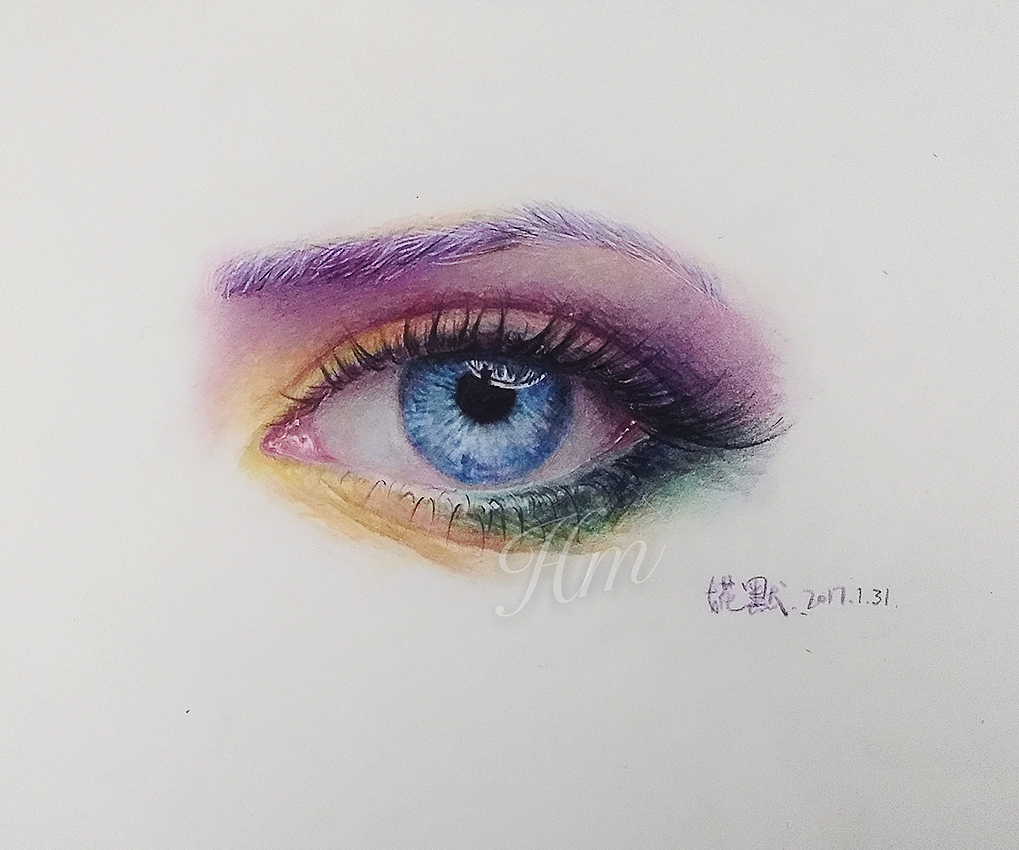 你眼眸中的那一抹幽蓝