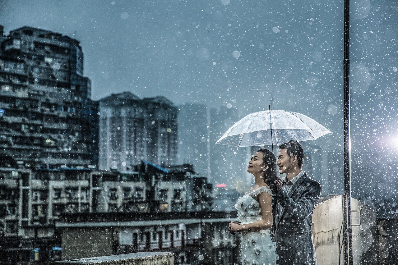 雨中曲人像摄影