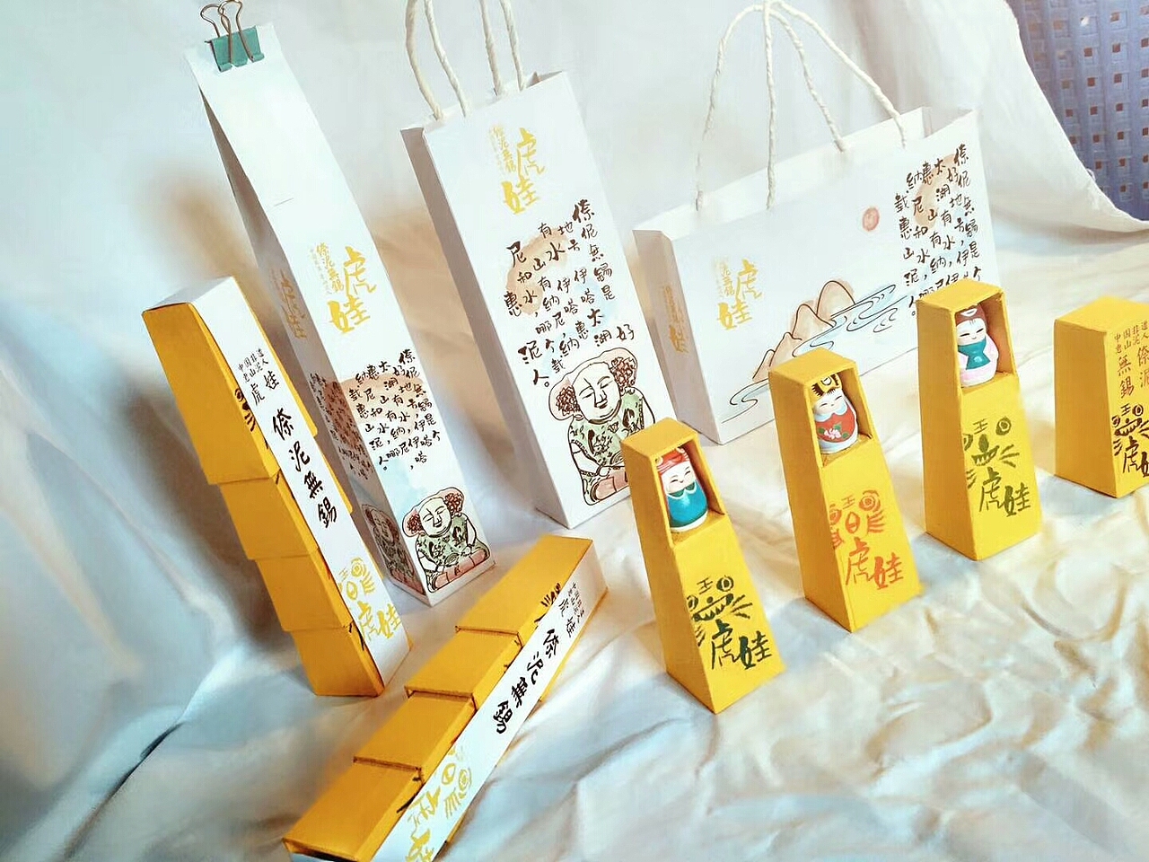 惠山泥人衍生设计（图ZMTE0OTY1NDAw） - 宣传物料 - 站酷设计师我是穆穆呀原创素材 - 站酷ZCOOL