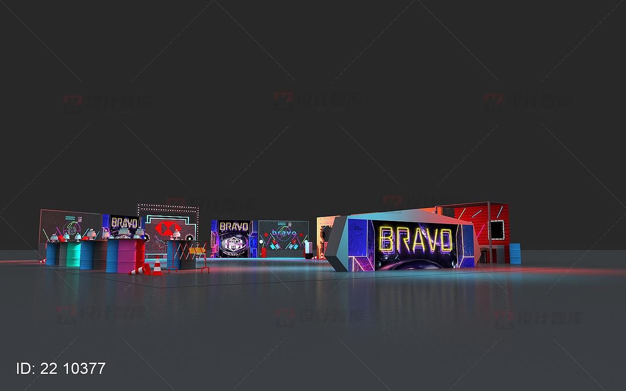 铁艺多元素户外街头活动快闪店美陈设计效果图（图ZMjE1OTY2NDA0） - 其他三维 - 站酷设计师一术设计原创素材 - 站酷ZCOOL