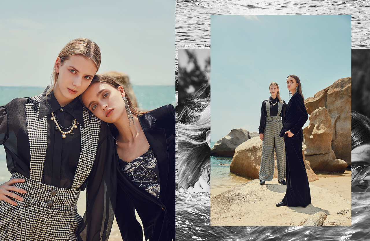 逃离城市，海边女装拍摄