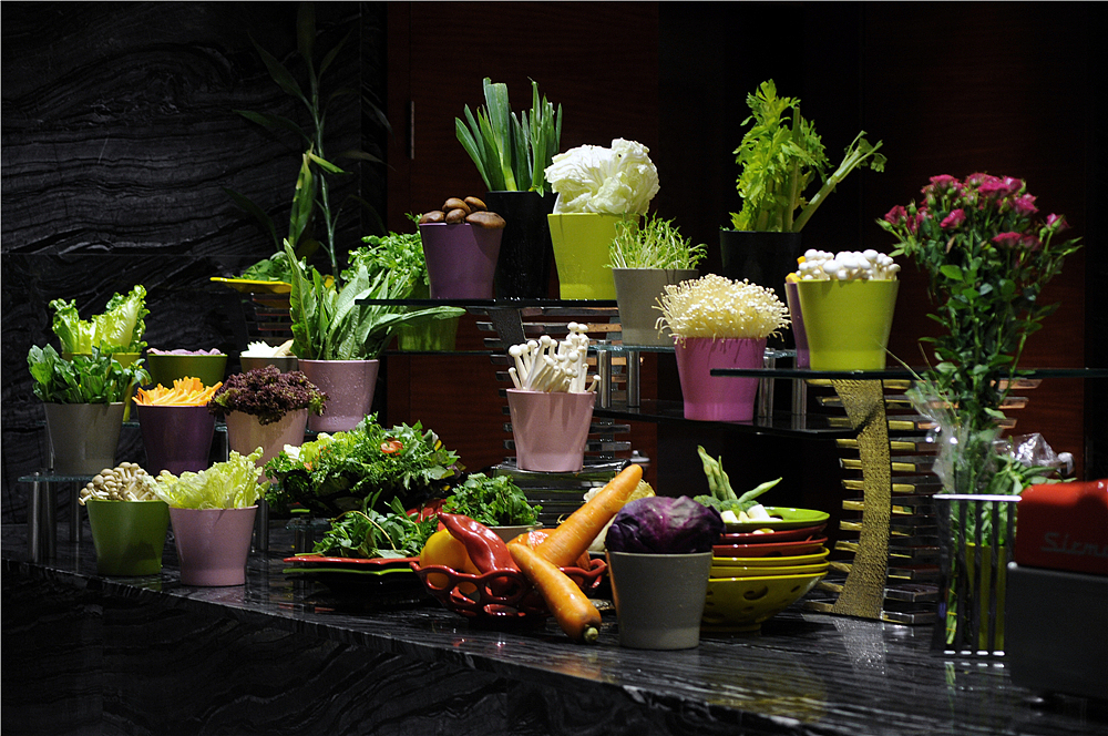 火锅菜品摄影图片