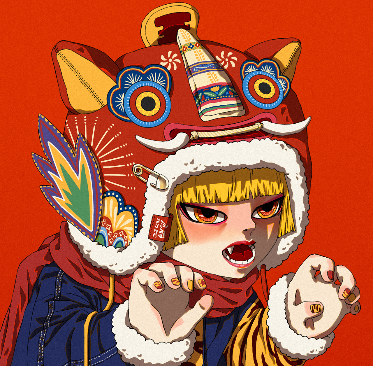 《虎头虎脑》虎年贺图！