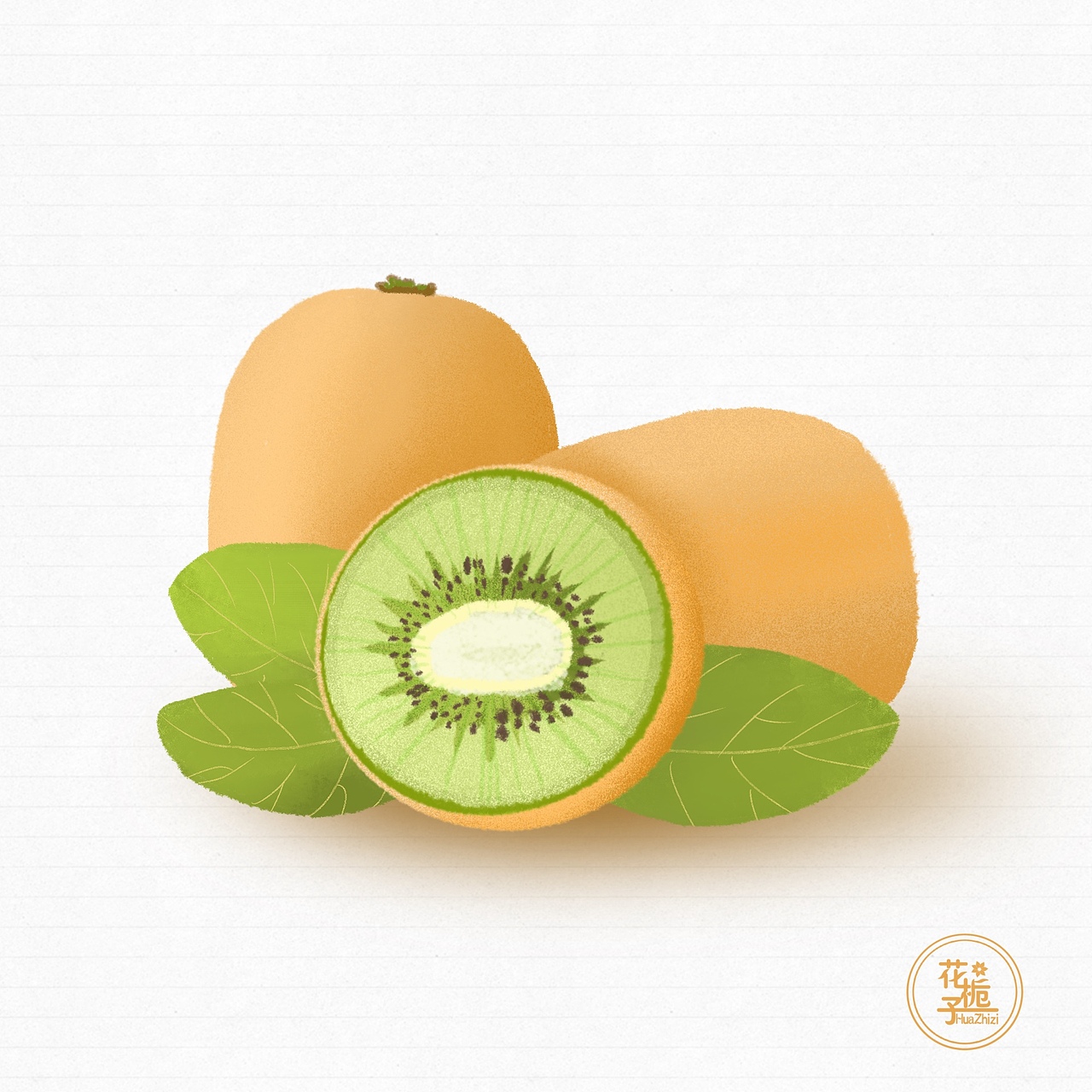 水果九图: 西瓜 香蕉 芒果 葡萄 水蜜桃 猕猴桃……