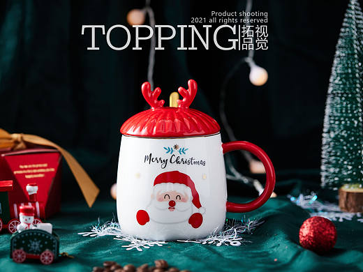 Christmas系列马克杯拍摄