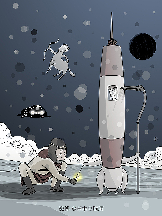 悟空:师父,这是上西天最快的方式