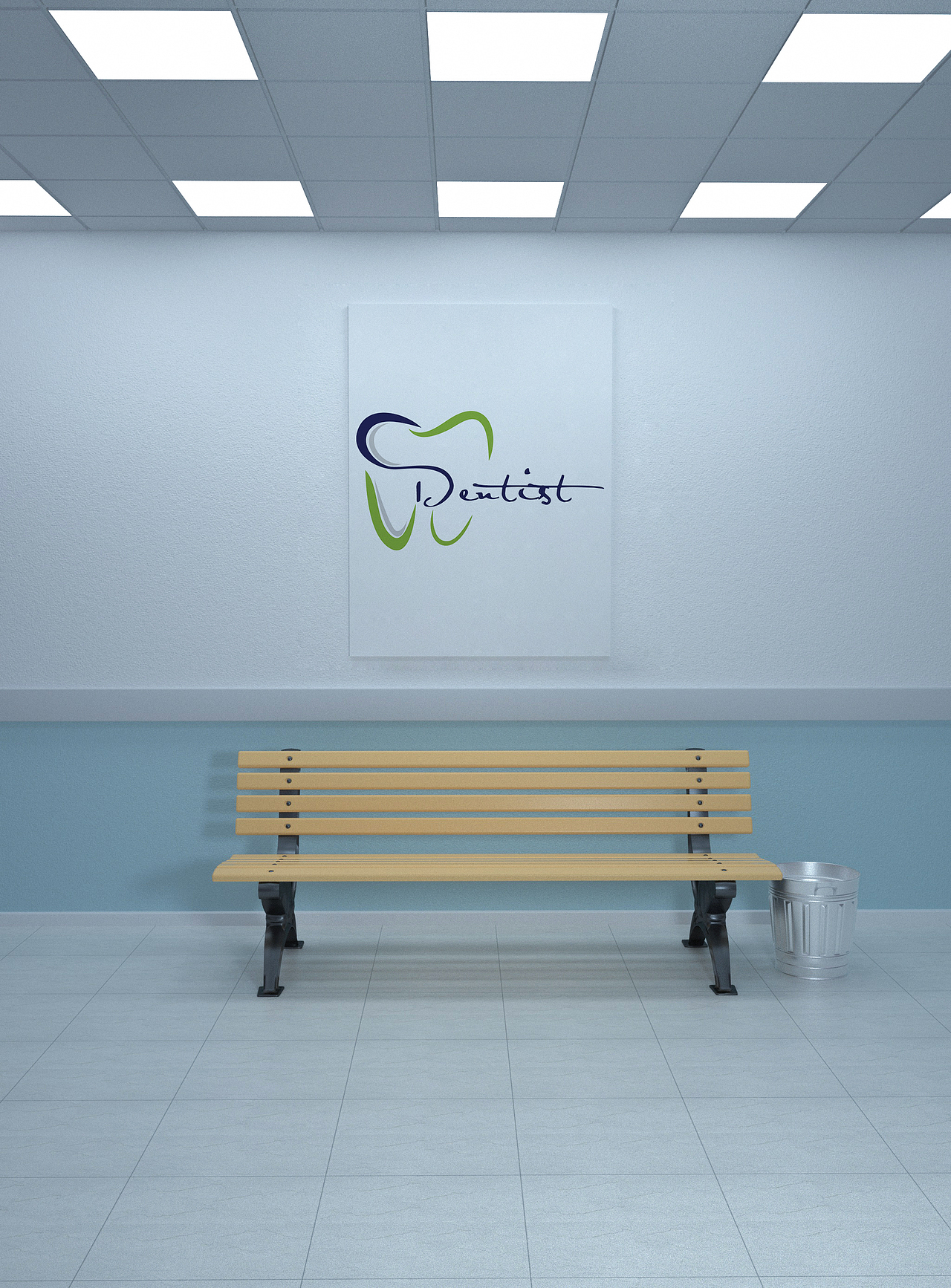 美容美牙医疗科技logo诊所招牌标志