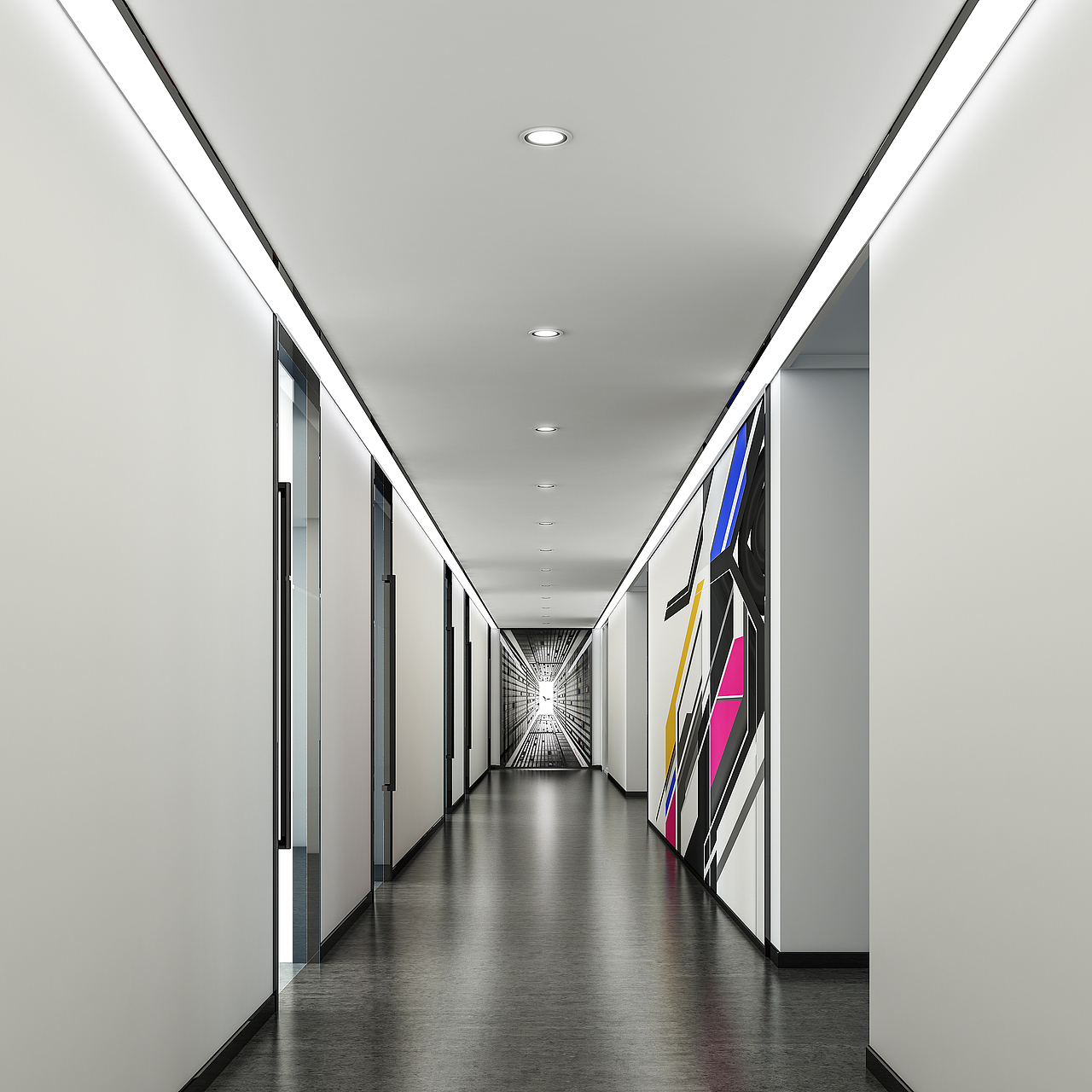 一套办公室现代版