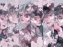 Procreate插画过程《春昼短》