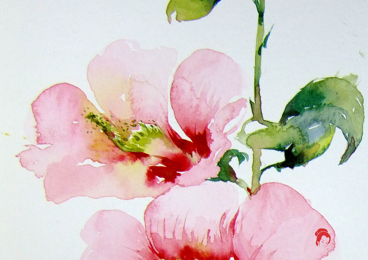 逸水花----（水彩，花鸟，浪漫，小写意，半写实，人物）（图ZMzAxNjkwMDA=） - 创作习作 - 站酷设计师逸语阁原创素材 - 站酷ZCOOL