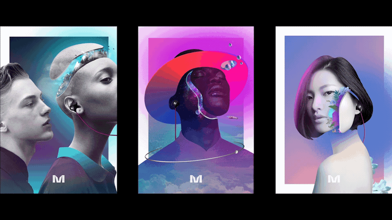 M耳机品牌视觉全案设计