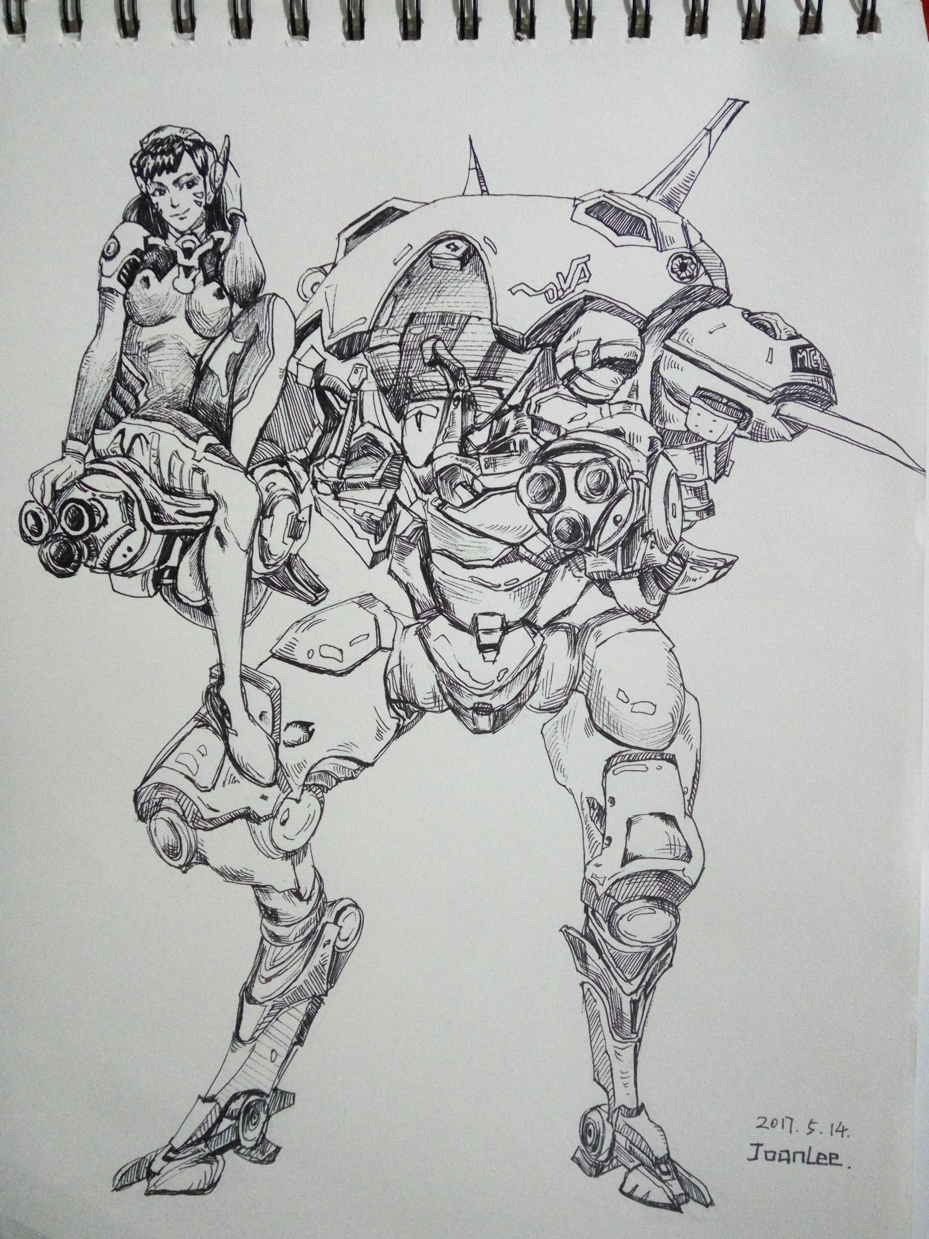 dva|插画|游戏原画|joanleeeee - 临摹作品 - 站酷 (zcool)