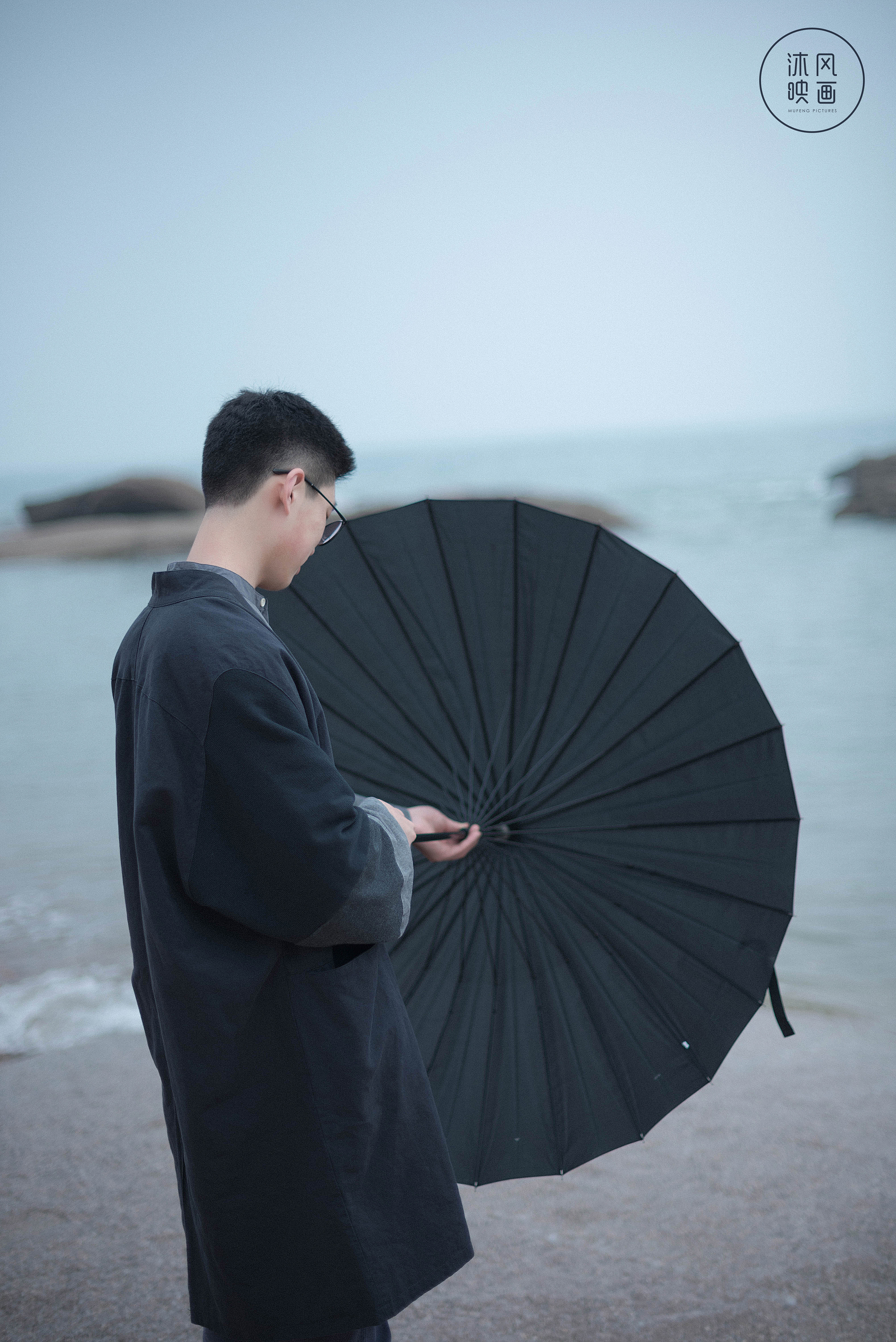 青岛轻写真摄影男生海边日系风