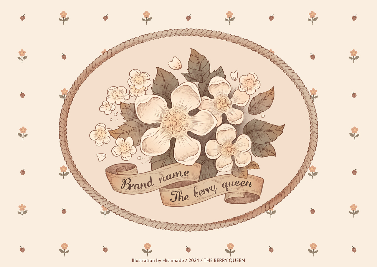 【THE BERRY QUEEN / 梅子皇后】复古印花插画（图ZMjU2NjYxOTA0） - 商业插画 - 站酷设计师桃伯伯TAOPAIPAI原创素材 - 站酷ZCOOL