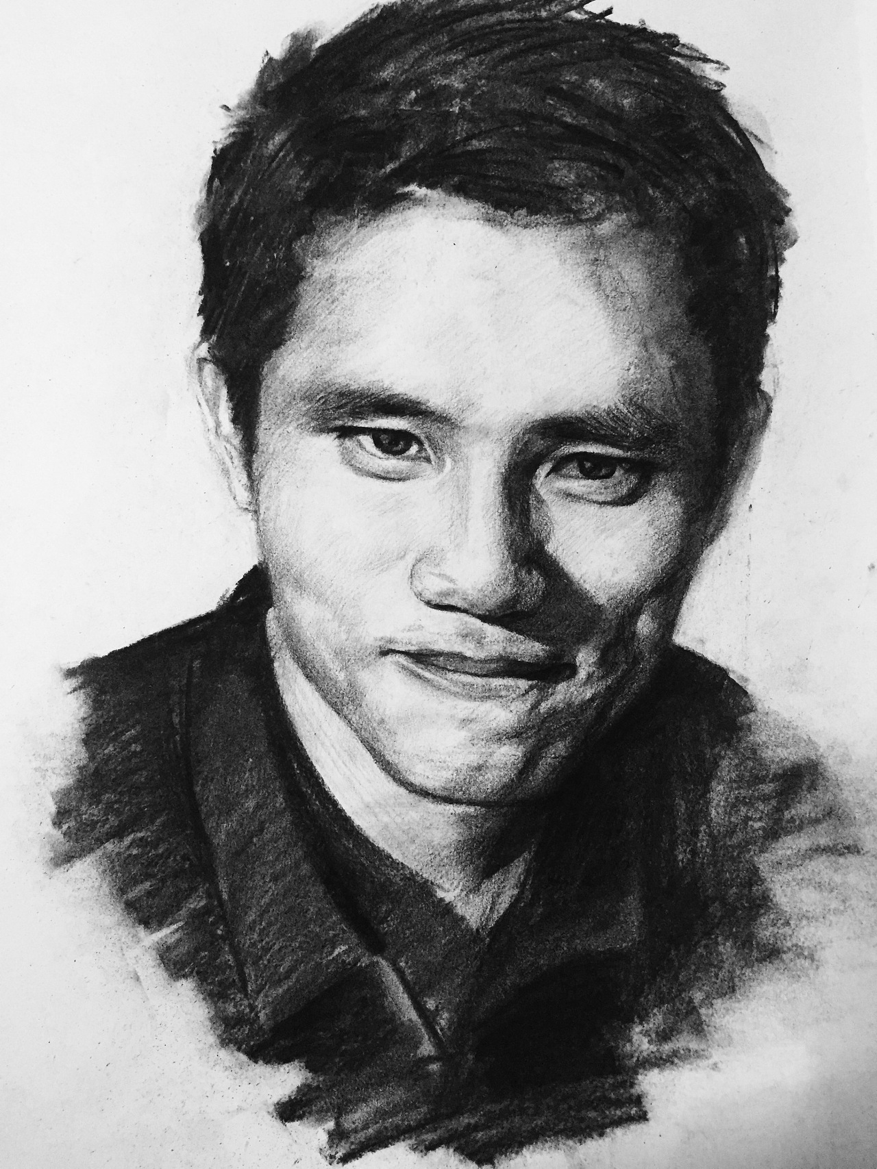 自画像|纯艺术|素描|a476977540 - 原创作品 - 站酷 (zcool)