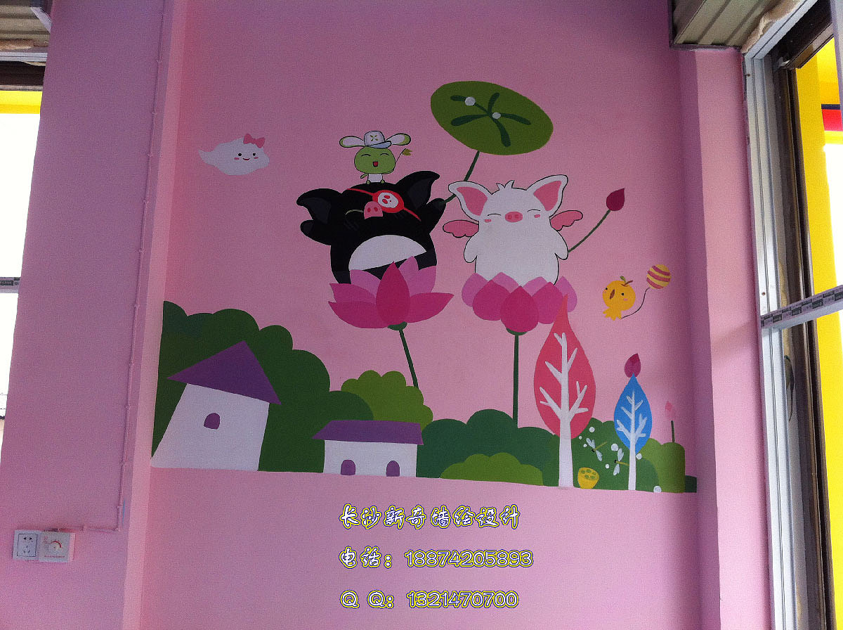 长沙墙绘、长沙壁画、长沙手绘墙、长沙幼儿园墙绘、壁画、长沙墙绘公司
