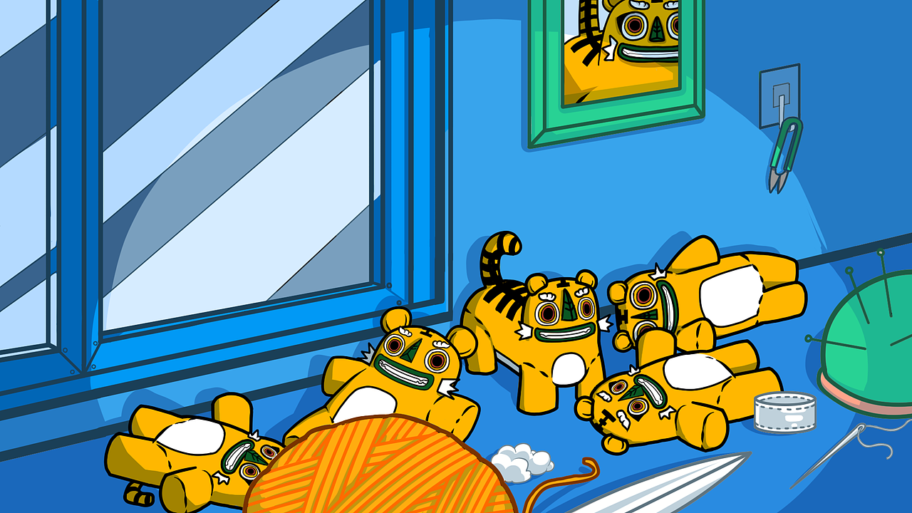 【虎年拜年动画】以布老虎为灵感创作的拜年视频