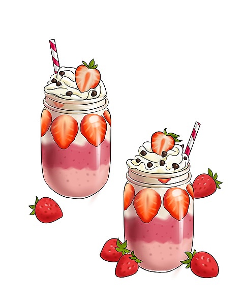 为服装品牌Five Plus画的美食