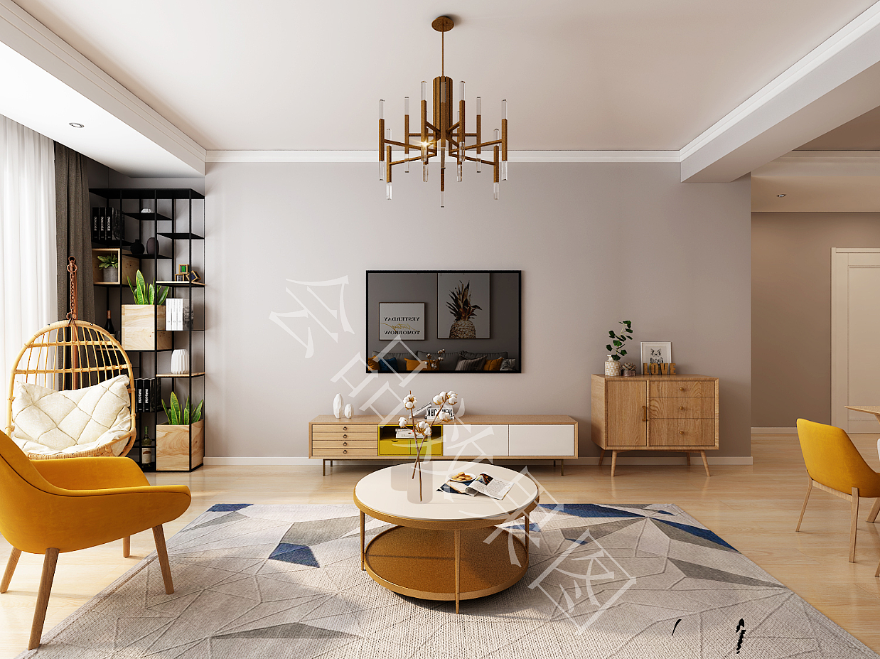 北欧（图ZMjA4MDA4MTMy） - 家装设计 - 站酷设计师会品效果图圆圆原创素材 - 站酷ZCOOL