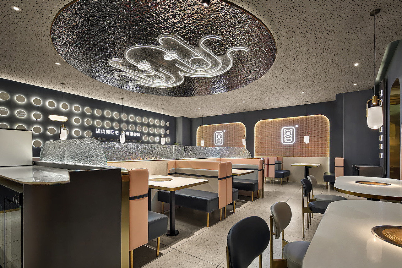 韩式烤肉餐厅设计，和捕鱼达人一起，探秘深海之趣