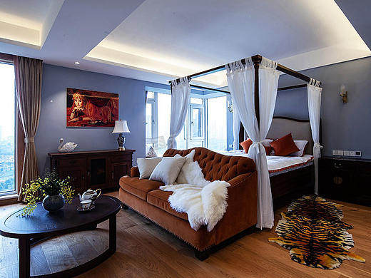 保利高尔夫公馆户型装修改造图,天古装饰设计师柴楠