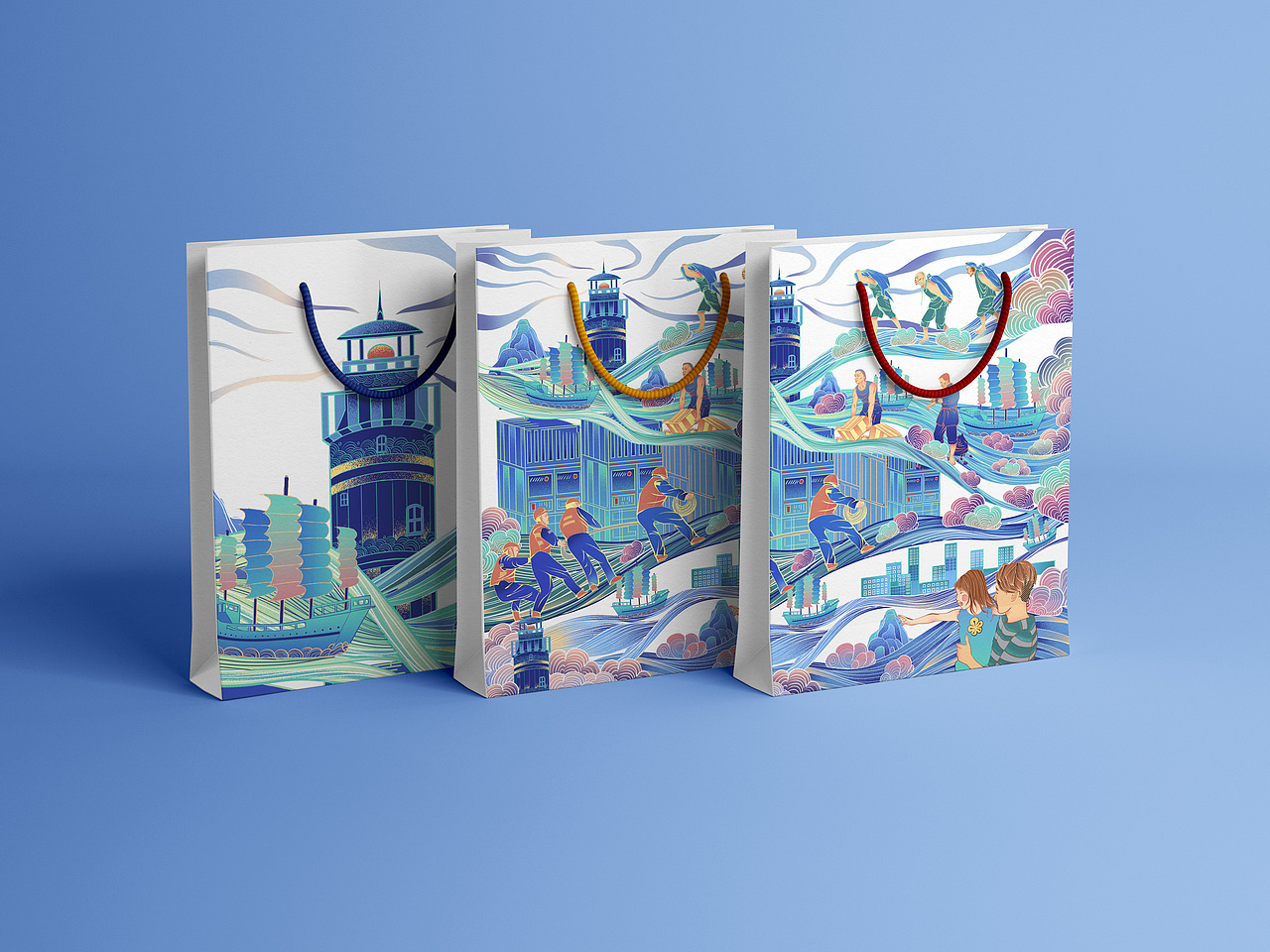 致敬——百年河港（图ZMjg2MzA2NzQw） - 宣传物料 - 站酷设计师鸡蛋仔1111原创素材 - 站酷ZCOOL