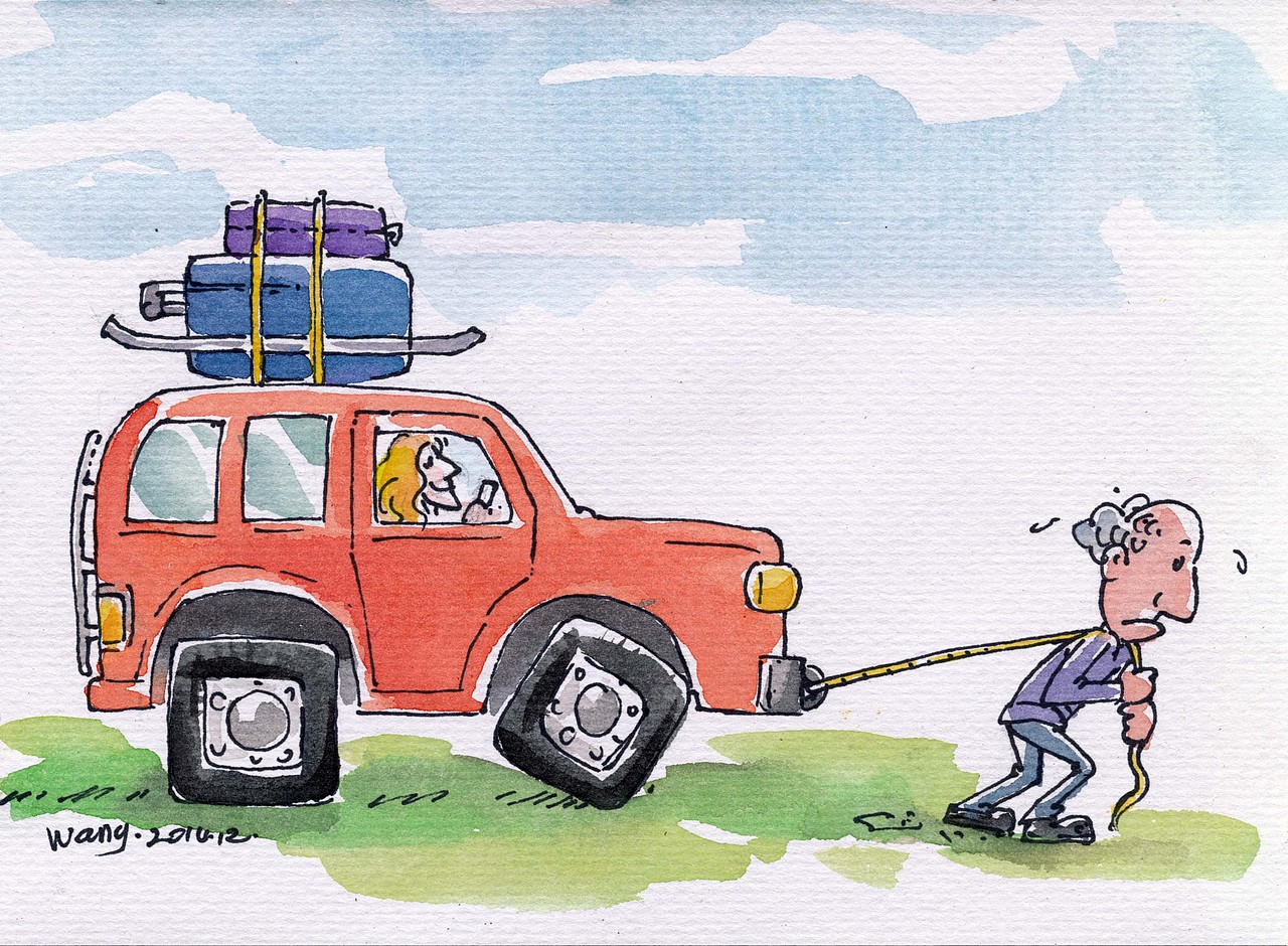 幽默漫画 讽刺幽默漫画 传统漫画作品 大叔漫画王西振