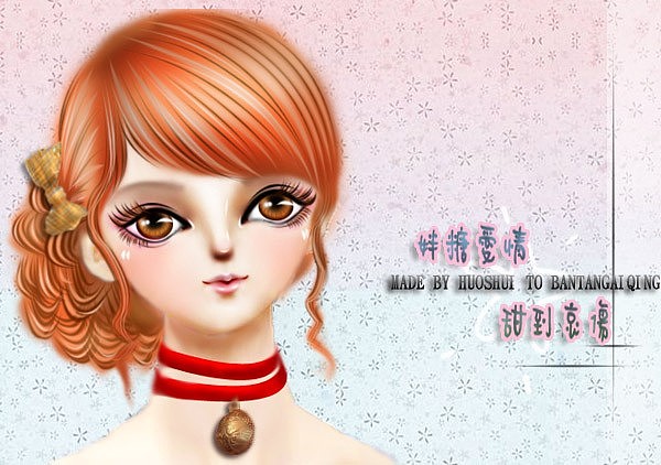 完美国际插画-卡通漫画-美女插画（图ZMTI0MTg5MDQ=） - 创作习作 - 站酷设计师水仙姑娘原创素材 - 站酷ZCOOL