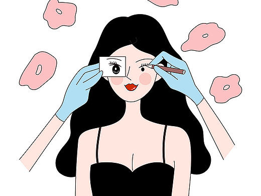 单眼皮漫画（公众号）（个人主页-ZNDQ4NjMzMzY=） - 商业插画 - 站酷设计师右耳设女原创素材 - 站酷ZCOOL