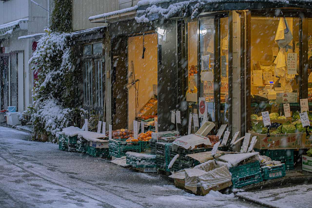 风居住的街道-东京初雪（图ZMjg0NjQzMzUy） - 人文/纪实摄影 - 站酷设计师阳光呀阳光你别走原创素材 - 站酷ZCOOL