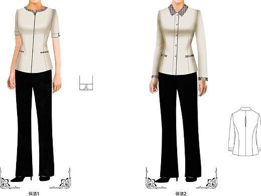 保洁工作服（个人主页-ZNTA5MTMxNjQ=） - 其他服装 - 站酷设计师脑洞303原创素材 - 站酷ZCOOL