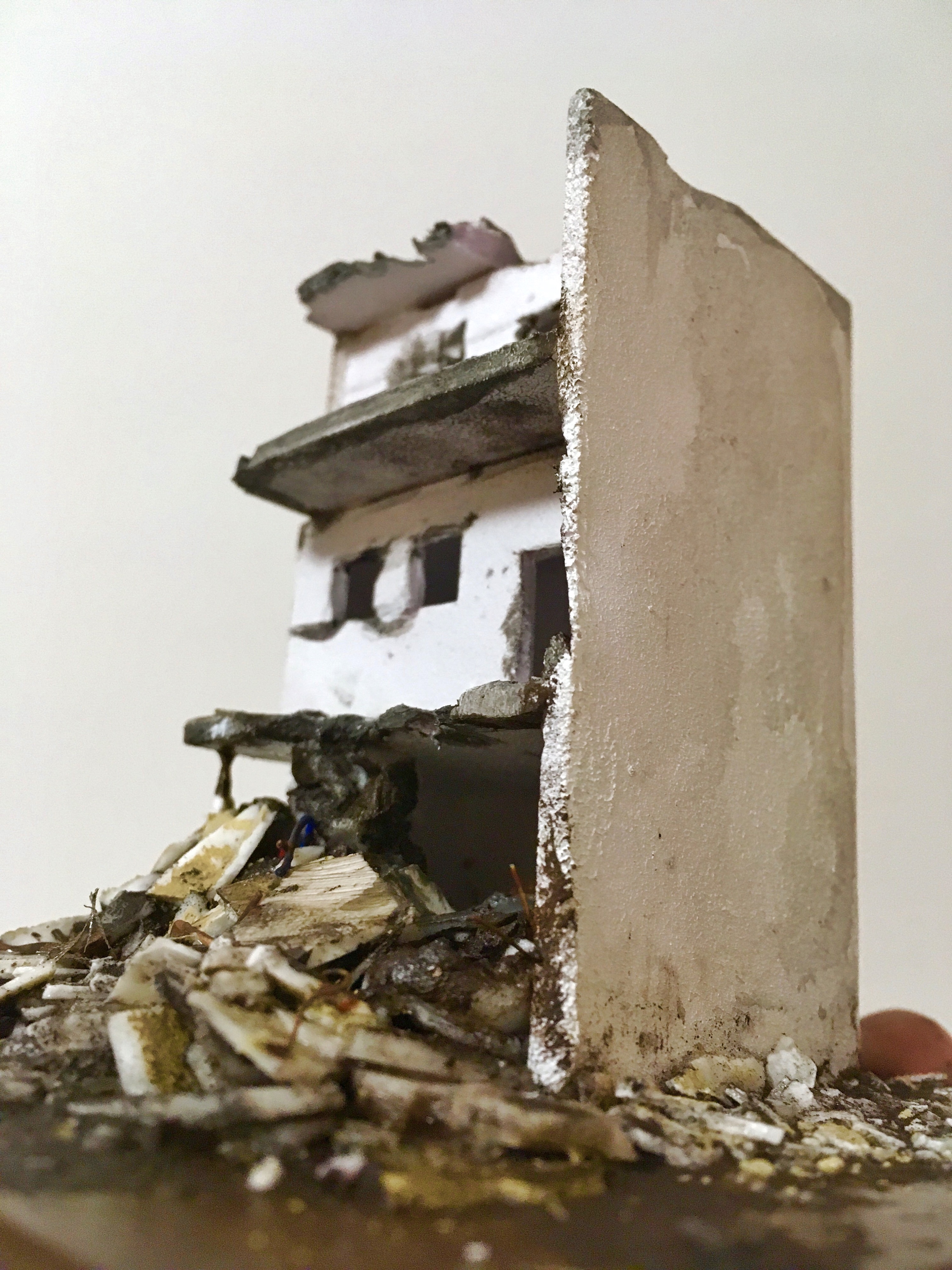 微缩场景模型,废墟2