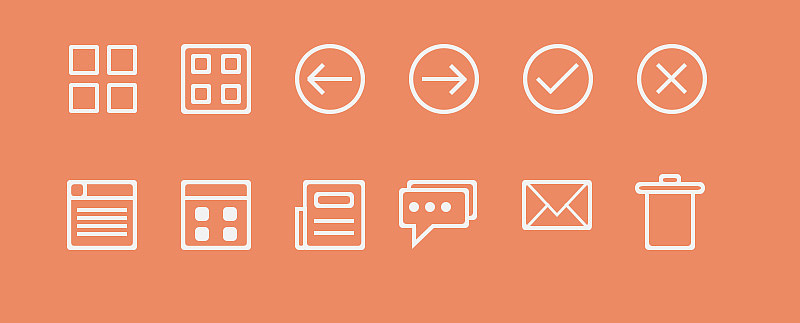 日常练习——线性（图ZMTE3MTEyMDg0） - 图标 - 站酷设计师説書人原创素材 - 站酷ZCOOL