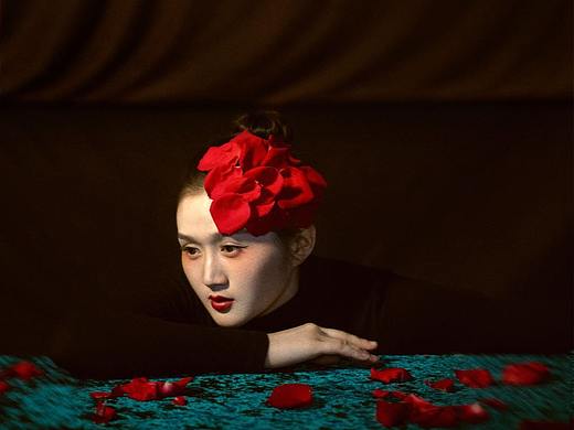 油画中国风是怎么搭